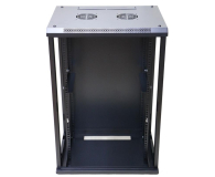 Extralink Szafa rack 18U 600x450mm czarna wisząca EX.14367 - 489491 - zdjęcie 3